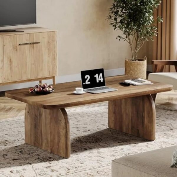 New Rectangle Coffee Wood Living Room Table Farmhouse Accent Center Low Cocktail Tea Table