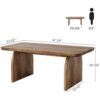 New Rectangle Coffee Wood Living Room Table Farmhouse Accent Center Low Cocktail Tea Table