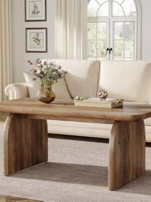 New Rectangle Coffee Wood Living Room Table Farmhouse Accent Center Low Cocktail Tea Table